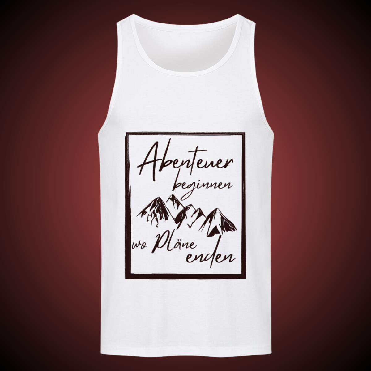 Abenteuer - Tanktop Frontprint