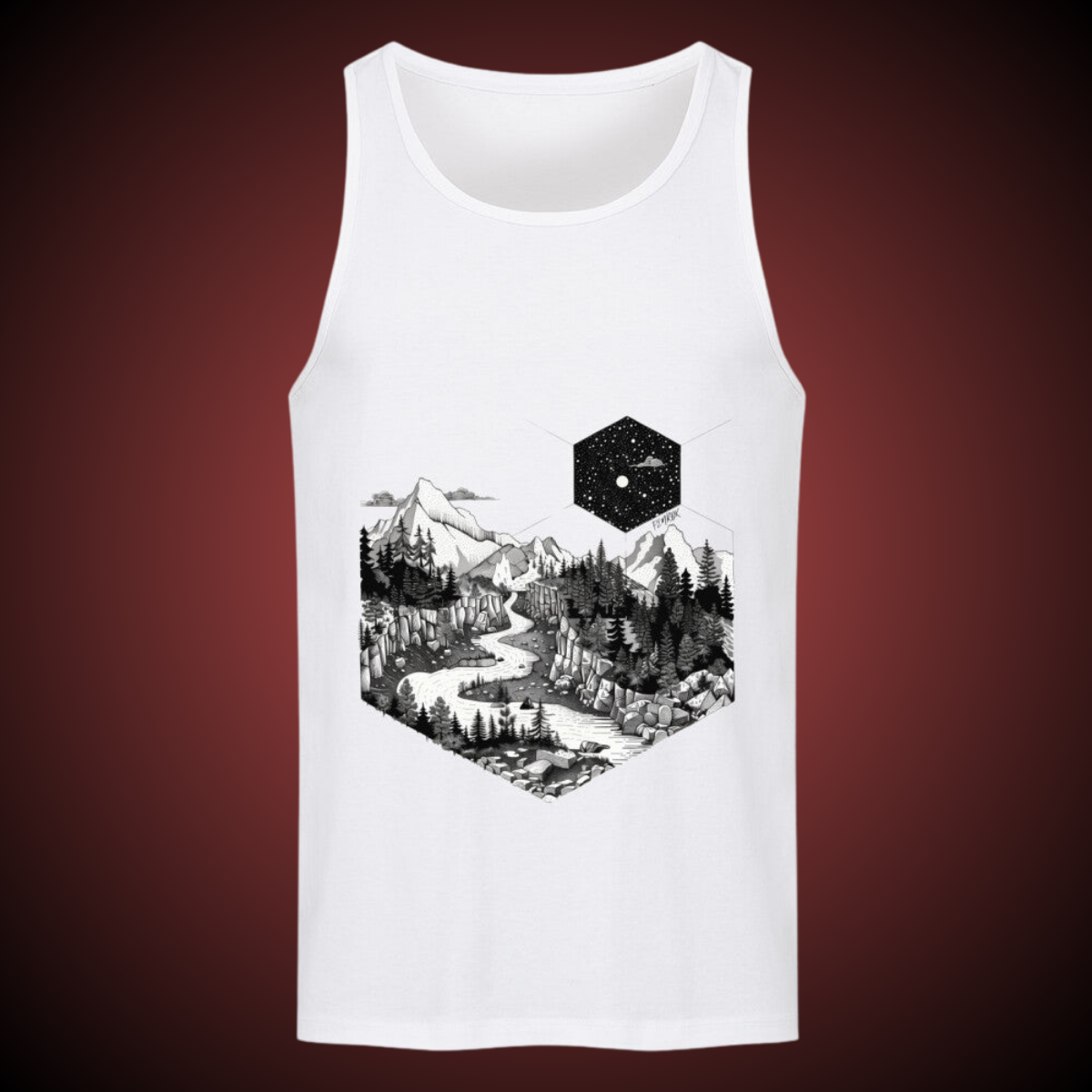 Wilderness - Tanktop Frontprint