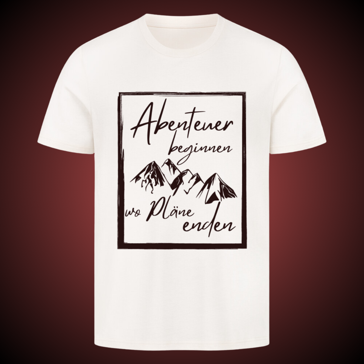 Abenteuer - Herren Shirt Frontprint