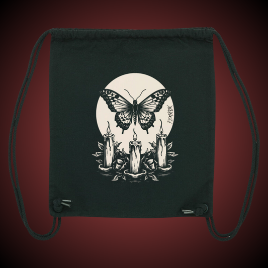 Moth n Candle - Gym Bag Black
