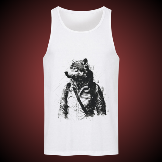 Hiking Wolf - Tanktop Frontprint