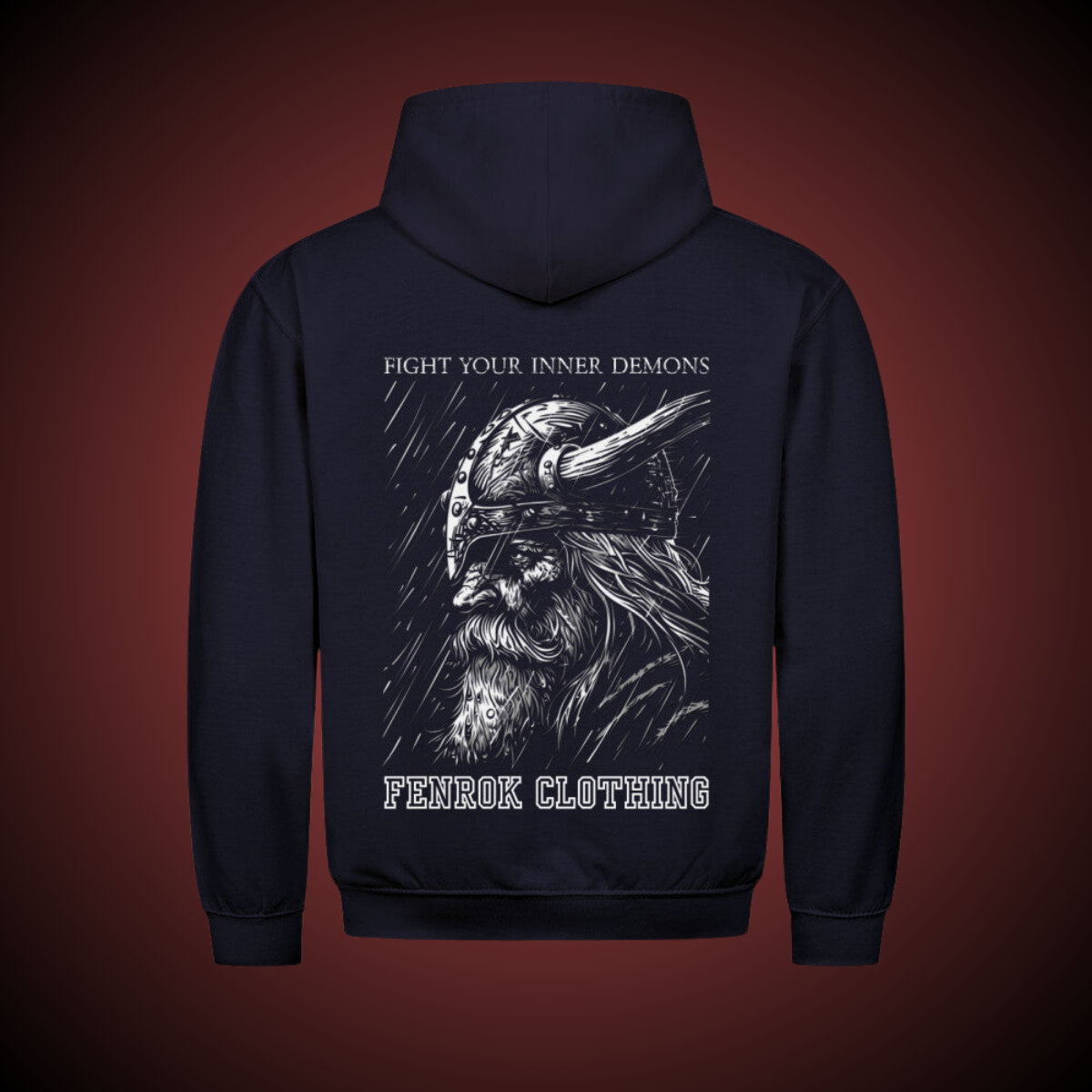 Fight your inner demons - Hoodie Backprint