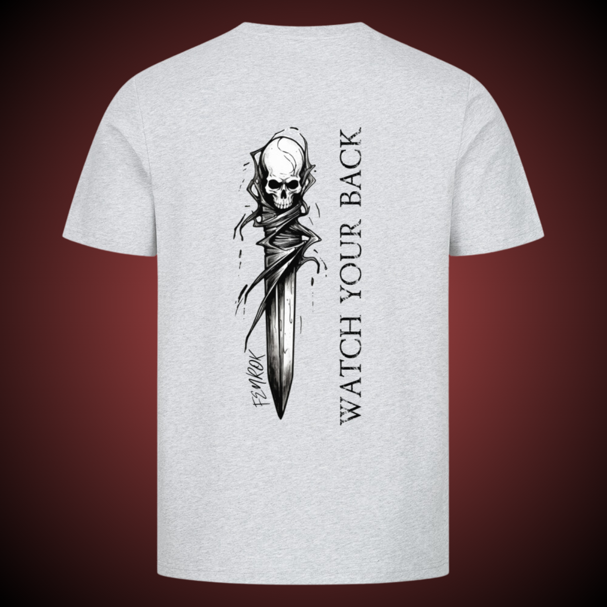 Watch your back  - Herren Shirt Backprint