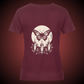 Moth n Candle - Damen Shirt Backprint