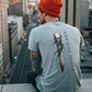 Watch your back  - Herren Shirt Backprint