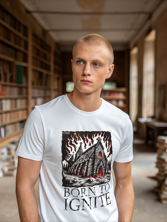 Born To Ignite - Herren Shirt Frontprint