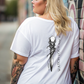 Watch your back - Damen Shirt Backprint