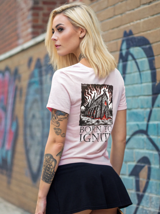 Born To Ignite - Damen Shirt Backprint
